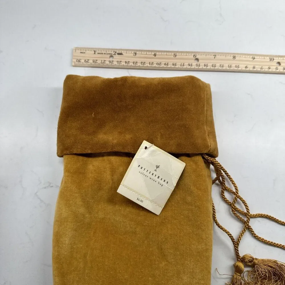 Vintage Pottery Barn Velvet Bag With Tags Holiday Hostess Gift